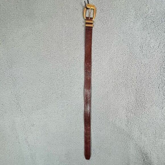 SNAKESKIN BELT Size s/m brown main image 4